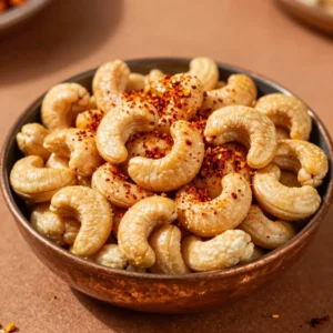 كاجو محمص ببهارات البابريكا المدخنة